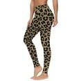 thumbnail image 1 of QUNYINEY Casual Leggings for Women Tummy Control Leopard Print Yoga High Waist Trousers Slim Workout Women Pants, 1 of 5