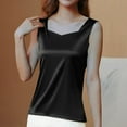 thumbnail image 1 of QUNYINEY Casual Tank Tops for Women 2025 Square Neck Satin Camisole Shirts Summer Sleeveless Loose Tank Tops, 1 of 9