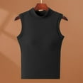 thumbnail image 1 of QUNYINEY Casual Women's Tank Tops Sleeveless Mock Neck Solid Tops Slim Padded Summer Tank Tops, 1 of 5
