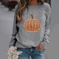 thumbnail image 1 of QUNYINEY Crew Neck Womens Sweatshirts Graphic Pumpkin Pullover Halloween Tops Fall Casual Long Sleeve Loose Fit Sweatshirts, 1 of 6