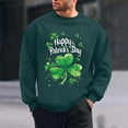 thumbnail image 1 of QUNYINEY Long Sleeve Mens Sweatshirts Green Crew Neck Casual St Patricks Day Tops Loose Drop Shoulder Pullover Sweatshirts, 1 of 6
