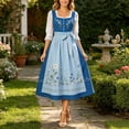 thumbnail image 1 of QUNYINEY Oktoberfest Summer Dresses for Women Plus Size Beer Carnival Sleeveless Long German Dirndl Dress Casual Square Neckline Loose Fit A Line Dresses, 1 of 5