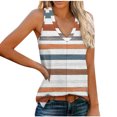 thumbnail image 1 of QUNYINEY Striped Womens Tank Top Casual V Neck Camisole Sleeveless Tops Loose Flowy Summer Tank Tops, 1 of 7
