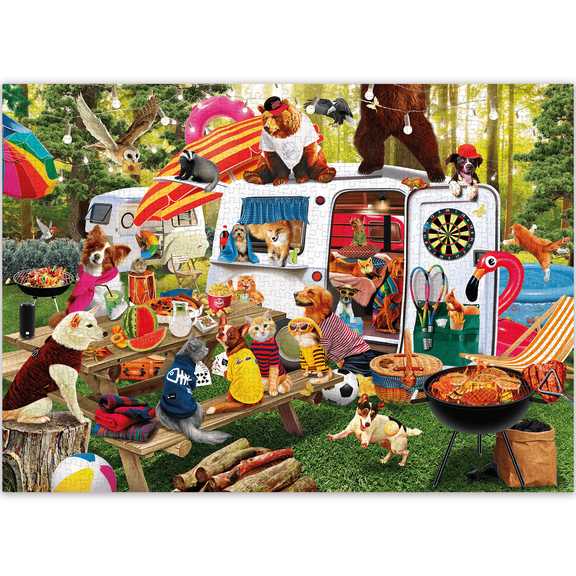 QUOKKA 1000 Pieces Puzzle for Adults and Up - Funny Animals Jigsaw Puzzles
