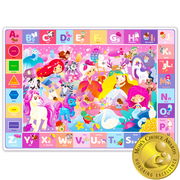 QUOKKA ABC Playmat for Babies and Toddlers - Alphabet Play Mat for Kids Baby Infants - Soft Plush