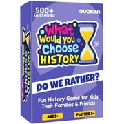 Quokka What Would You Choose History Edition Card Game for Kids Ages 5–12