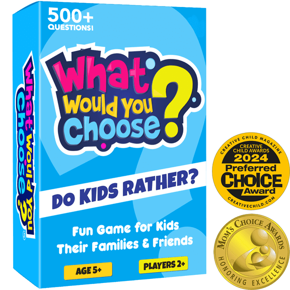 Quokka Board Games for Kids 8-12 – Family Board Games for Kids and Adults – What Would You Choose – 500+ Questions