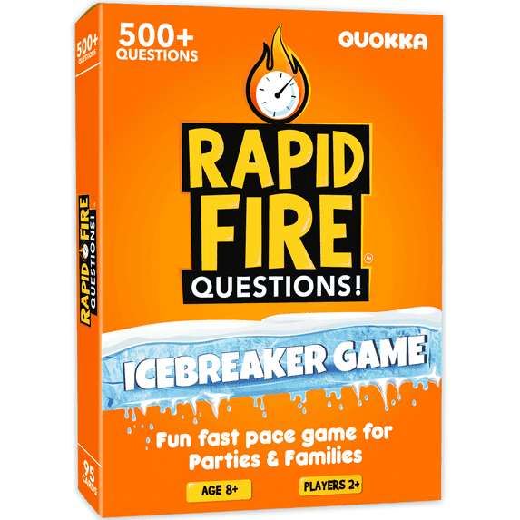 Quokka Family Conversation Cards - Icebreaking Talking Topics Board Game for Family Game Night