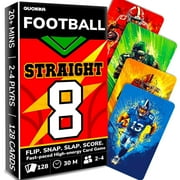 QUOKKA Football Card Game for Kids and Adults - 128 Matching Cards for Ages 8+