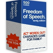 Quokka Freedom of Speech Family Edition - 250-Card Multicolor Set - Fast-Paced Word Guessing Game for Kids and Adults