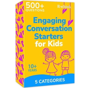 QUOKKA Rethink! 100 Conversation Cards – 500 Icebreaker Questions for Kids, Family & Travel Game
