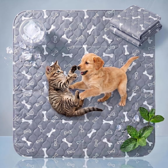 QUORLYAN Washable Puppy Pee Pads with Pheromones, Reusable Pee Pads for Dogs, Extra Large, Non-Slip, Leakproof, Fast Absorbent Training Pads for Puppy, Dogs, Cats,Housebreaking (S: 15.7"; 23.6";)