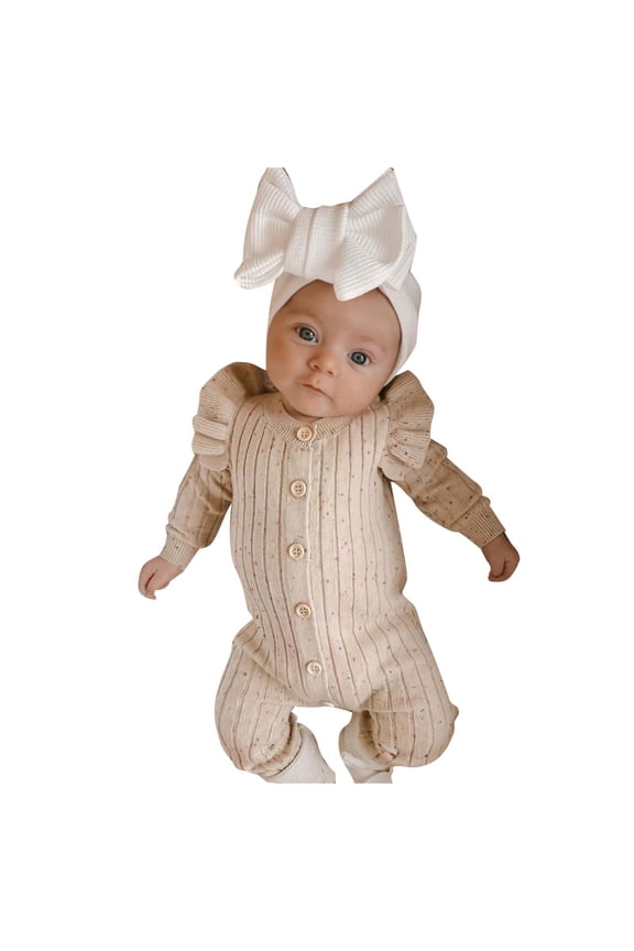 Baby Boy Girl Autumn Knit Sweater Spring Autumn Clothes Romper Jumpsuit Multicolour,0-1 Months