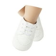thumbnail image 1 of QUOTAY Baby Shoes Spring Autumn Age 0-1 Year Old Prewalker Casual British Style Walking Shoes Toddler Slippers White，6-12 Months, 1 of 6
