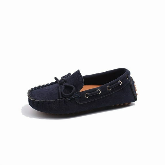 QUOTAY Childrens Shoe 2025 Spring Autumn Bow Boys Girls Casual Shoes Baby Dress Shoes Kids Slippers Age 1-10 Blue,3.3-3.5 Years