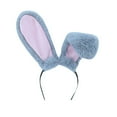 thumbnail image 1 of QUOTAY Easter Foldable Bunny Ear Headband for Festive Party and Stage Prop 02_Grey，One Size, 1 of 3