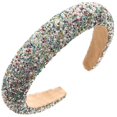 thumbnail image 1 of QUOTAY Elegant Full Rhinestone Pearl Headband for Women Hair Accessory Party and Wedding 02_Dark Blue，One Size, 1 of 3