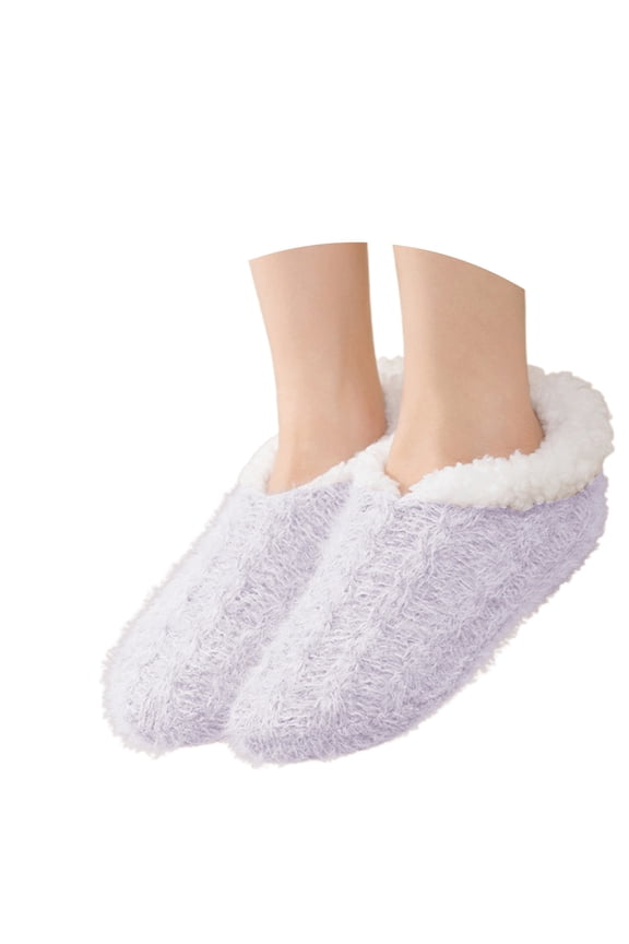 Soft Thermal Bootie Socks for Women Winter Warm Cozy Indoor Socks for Women Sleep Footwear