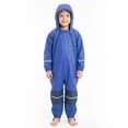 thumbnail image 1 of QUOTAY Toddler Rain Coat Boys And Girls Thick Waterproof One-Piece Raincoat For Children Outdoor Daily Use Ages 1-9 Years Rain Poncho Kids Blue,100, 1 of 9