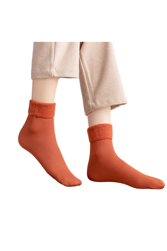 Winter Warm Thermal Socks for Men and Women Extra Thick Insulated Winter Socks for Men Crew Boot Socks for Extreme Cold Weather 01_Red,One Size