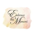 thumbnail image 1 of QUOTES - Home Living Room Vinyl Inspirational Quotes Décor Sticker Embrace The Moment Calligraphy Lettering Art Design Adhesive Bedroom Wall Decal 30" x 24", 1 of 5