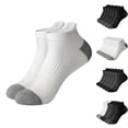 thumbnail image 1 of QURATI Ankle Socks Low Cut Socks for Men Short Socks Breathable Running Socks with Mesh Ventilating Running Training Grey One Size, 1 of 3