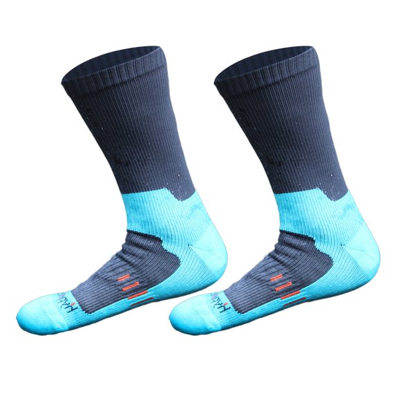 QURATI Mens Socks, Men's Outdoor Wading Sports Diving Mid Tube Socks for Men Sky Blue S