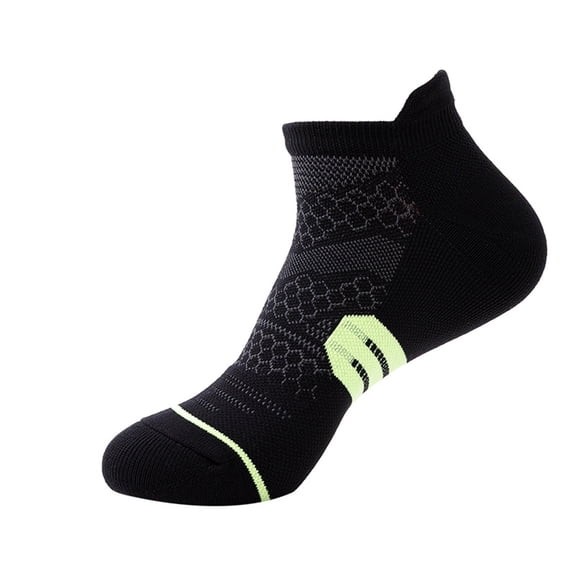 QURATI Mens Socks, Nylon Compression Socks Quick Drying Running Soccer Men's and Women's Sports Compression Socks High Heel Anti Pressure Feet for Athletic Running Cycling Mint Green S