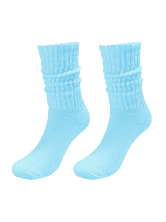 Slouch Socks Girls Scrunch Socks Knee High Soft Warm Stacked Boot Sock | Soft, Comfy, Stretchy, Skin-Friendly, 3 Styles to Wear