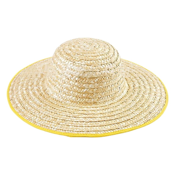QURATI Womens Floppy Straw Hat Wide Brim Foldable Packable Braid Cap Summer Gardening Hiking Beach Sun Hat, Lightweight Breathable