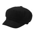 thumbnail image 1 of QURATI Womens Newsboy Cap Summer Beret Cap Cotton 8 Panels Retro Cabbie Hat- Octagonal Visor Cap for Women Ladies Stylish Beret French Cap Paperboy Caps, 1 of 2