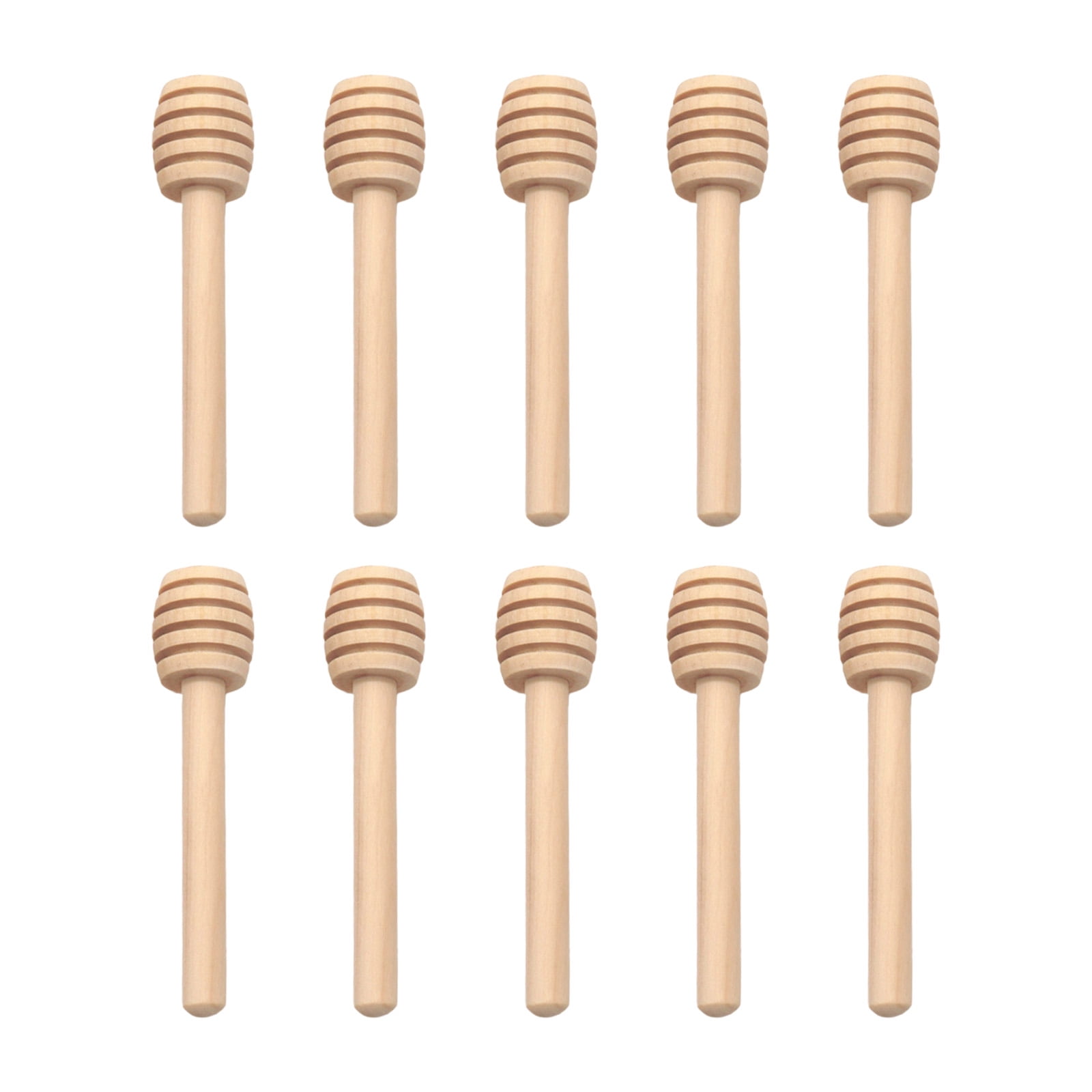 QUSENLON 10 PCS Honey Dippers Honey Sticks Reusable Stirrers Honey
