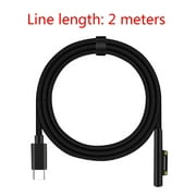 QUSENLON 15V 3A Charging Cable for Microsoft Surface Pro 3 4 5 6 GO Laptop/Tablet Charger