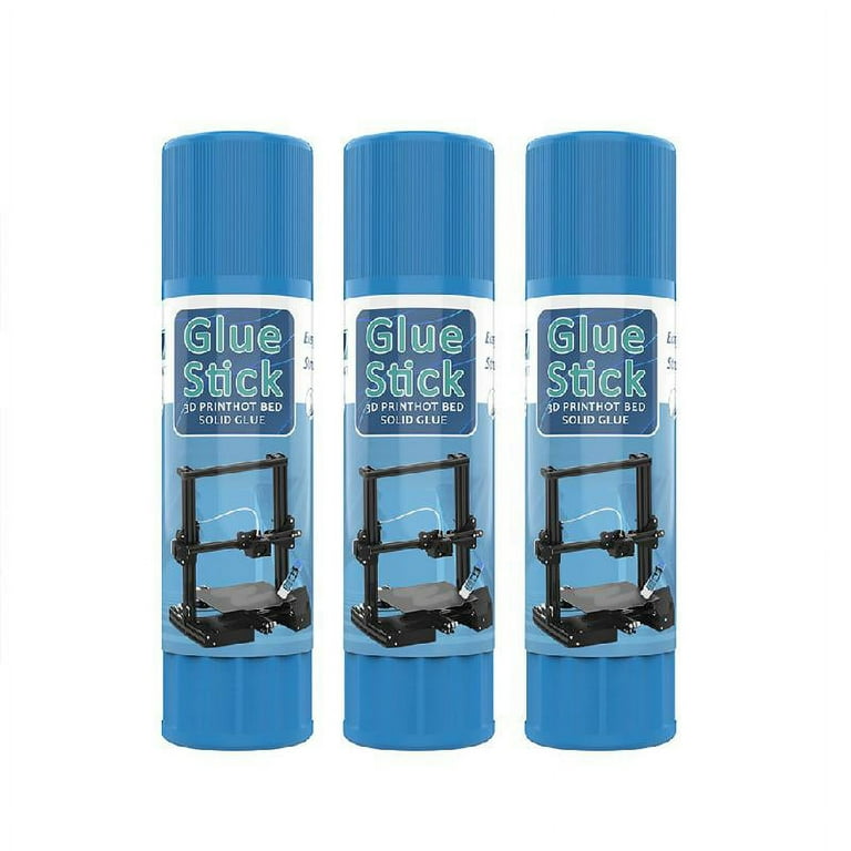 QUSENLON 3 Pieces 3D Printer Glue Sticks Adhesive for Hot Bed PLA Glass ABS  PETG CPE 