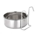 thumbnail image 1 of QUSENLON Dog Kennel Feeder Dish Stainless Steel Pet Hanging Bowls for Food and Water, 1 of 16
