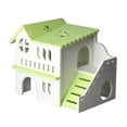 thumbnail image 1 of QUSENLON Hamster House Small Animal Hideout Plastic Villa Chew Toy for Guinea Pig Gerbil, 1 of 11