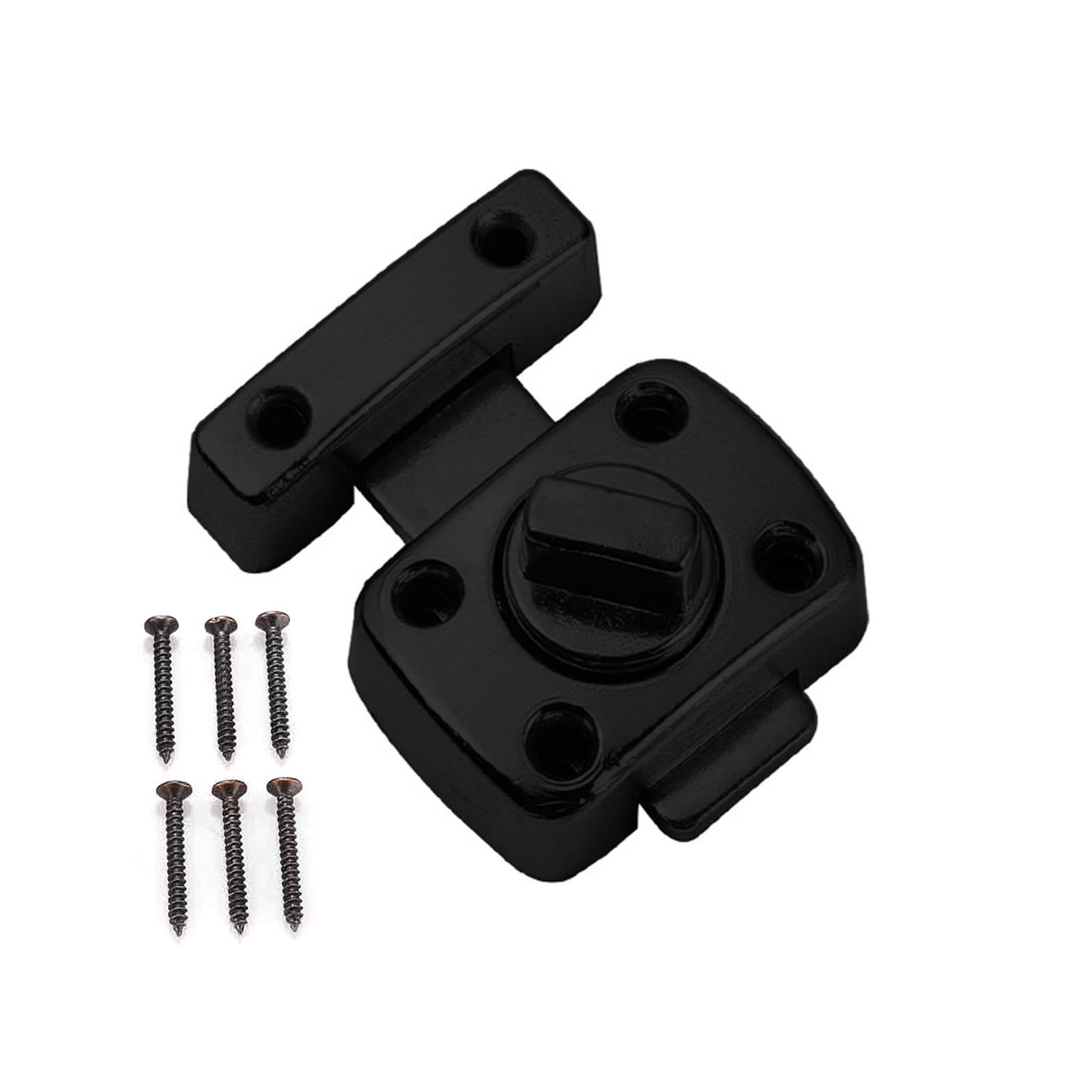 QUSENLON Safety Door Slide Latches Zinc Alloy Rotate Bolt Lock Gate Latches Privacy Catch for