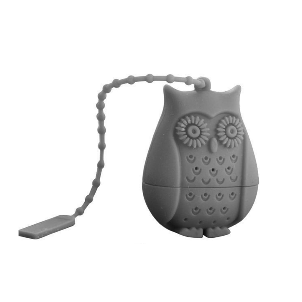 QUSENLON Silicone Tea Infusers Reusable Cute Owl Tea Bag Strainers
