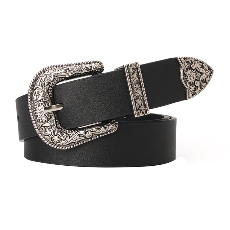 3381 Waist Slender Punk Belt For Women And Men Steampunk Jean Style Pu Double Grommet Punk Belt for Women PU Leather Jeans Waist  main image 2