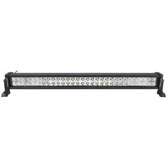 QUSN480 32 in. Dual Row 180W Combo Supernova Strobe Series White & Amber Strobe LED Light Bar, Bright White