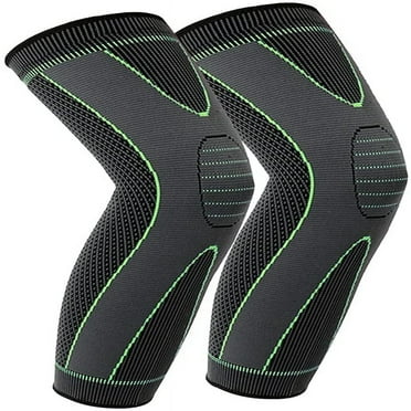 QUTETN 1 Pair Full Leg Compression Sleeve for Men & Women  Long Knee Brace Sleeve for Basketball  Arthritis Cycling Sport