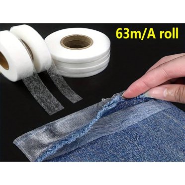 1 Roll Self-Adhesive Hem Tape - No-Sew Fabric Tape For Pants & Clothing Adjustment