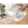 thumbnail image 1 of QUTETN 1M/2M/3/5M Nano Tape Double Sided Tape Transparent NoTrace Reusable Waterproof Adhesive Tape Cleanable Home Gekkotape, 1 of 6