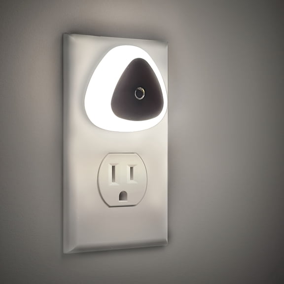 QUTETN 4-Pack Smart LED Night Light – Dimmable, Auto On/Off Dusk-to-Dawn Sensor, Plug-in Wall Mount for Bedroom, Hallway, Stairs