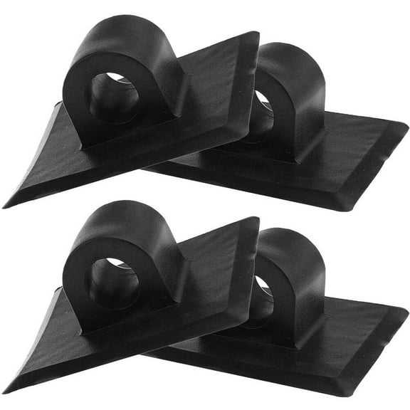 QUTETN 4 Pcs Motor Bracket Square Buckle Kayak Stand Holder Mount Clip Boat Support Canoe Stabilizers Engine