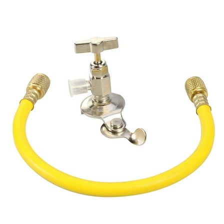 QUTETN Air Conditioning Refrigerant Charging Hose R12 R22 R134A Can Tap Dispensing for Auto Car
