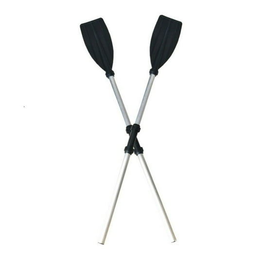 QUTETN Boat Oars Aluminum Alloy Dual Purpose Kayak Paddle Paddles for Rowing Inflatable