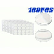 QUTETN Double-Sided Adhesive Dots Sticky Tack Removable Poster Putty Clear Round Reusable Mounting Stickers Transparent Tacky Glue Tape For Wall Hanging Pictures Balloon
