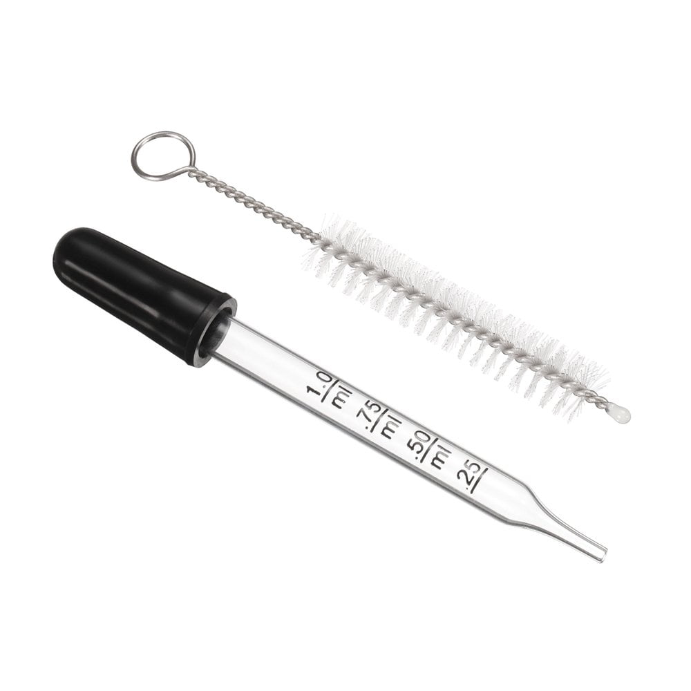 QUTETN Eye Dropper Kit 1 Set 1ml Glass Straight Tip Dropper with ...