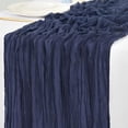 thumbnail image 1 of QUTETN Gauze Table Runner Dinning  Decoration 90*300CM Rustic Country Boho Beach Wedding Party Table Decor Christmas Table Runners, 1 of 7